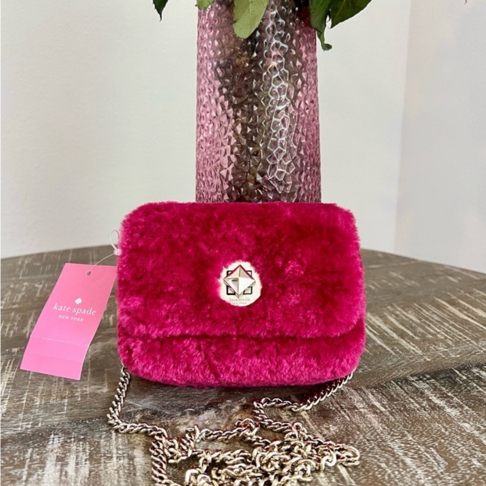 Kate Spade Audrey Shearling Micro
Crossbody NWT - Picture 2 of 10